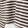 Oversize ριγέ T-shirt με μακριά μανίκια Oversize ριγέ T-shirt με μακριά μανίκια