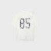 Oversize T-shirt από δαντέλα με γραφικά στοιχεία