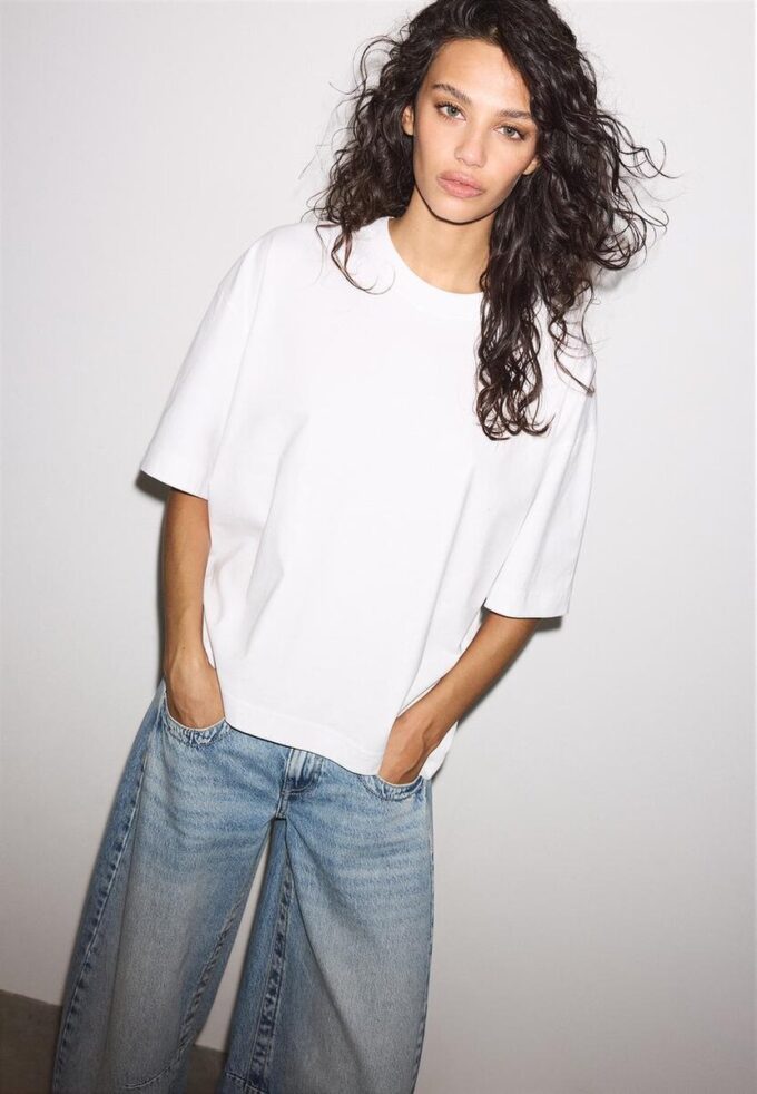 Oversize T-shirt με κοντό μανίκι Oversize T-shirt με κοντό μανίκι