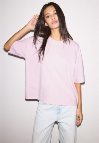 Oversize T-shirt με κοντό μανίκι