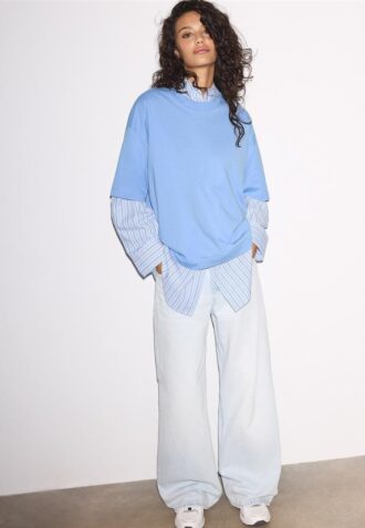 Oversize T-shirt με κοντό μανίκι