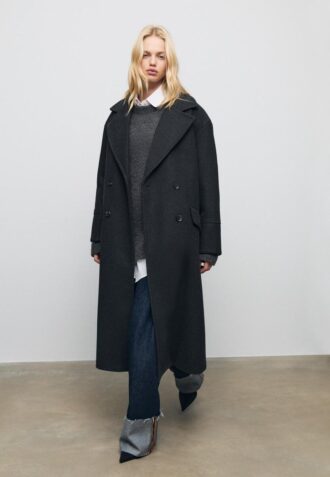 Παλτό Oversize με Απαλή υφή