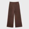 Παντελόνι Jogger με απαλή υφή και Wide Leg και λεπτομέρεια ραφής μπροστά Παντελόνι Jogger με απαλή υφή και Wide Leg και λεπτομέρεια ραφής μπροστά