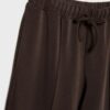 Παντελόνι Jogger με απαλή υφή και Wide Leg και λεπτομέρεια ραφής μπροστά Παντελόνι Jogger με απαλή υφή και Wide Leg και λεπτομέρεια ραφής μπροστά