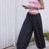 Παντελόνι μπαλονέ με απαλή υφή Παντελόνι μπαλονέ με απαλή υφή