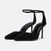 Παπούτσια με ψηλό τακούνι από πλέγμα