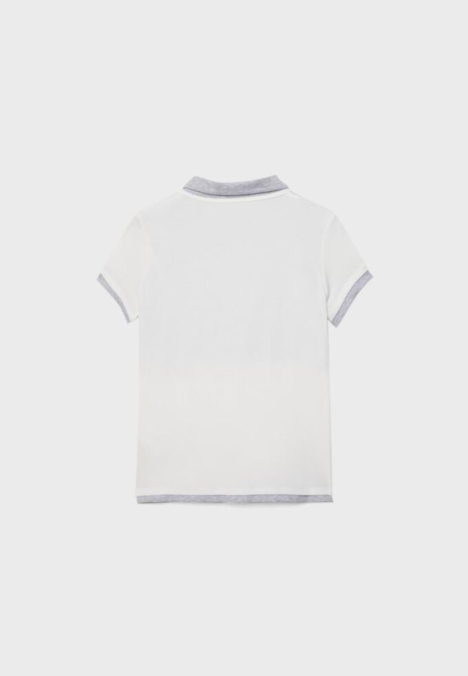 Πολό T-shirt διπλής στρώσης με κοντά μανίκια Πολό T-shirt διπλής στρώσης με κοντά μανίκια