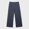 Ριγέ παντελόνι jogger με Wide Leg πόδια