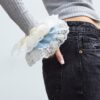 Σετ 2 δαντελένιων λαστιχένιων κορδονιών