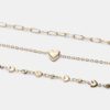 Σετ 3 κολιέ Lariat Heart