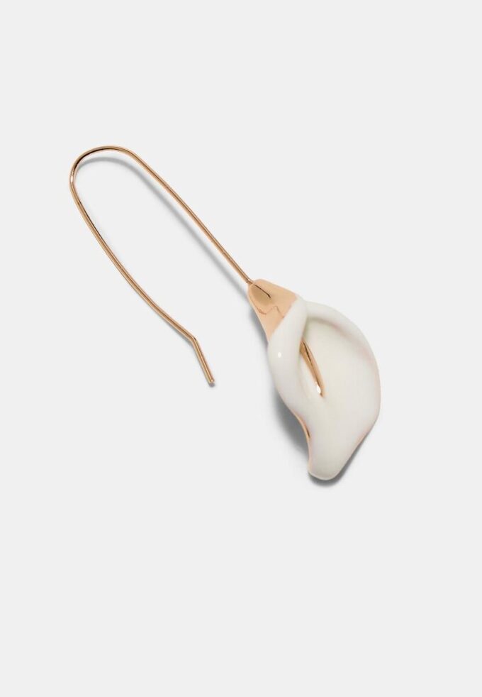 Σκουλαρίκια με λουλούδια Cala Lily