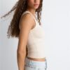 T-shirt από πολυαμίδιο με φαρδιές τιράντες T-shirt από πολυαμίδιο με φαρδιές τιράντες