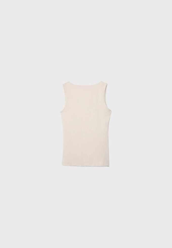 T-shirt από πολυαμίδιο με φαρδιές τιράντες T-shirt από πολυαμίδιο με φαρδιές τιράντες