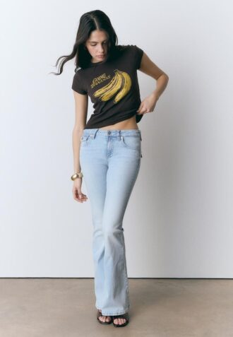 T-shirt με κοντά μανίκια και σχέδιο μπανάνα