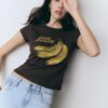T-shirt με κοντά μανίκια και σχέδιο μπανάνα
