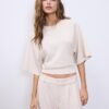 Τ-shirt με κοντά μανίκια με απαλή υφή