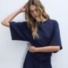 Τ-shirt με κοντά μανίκια με απαλή υφή Τ-shirt με κοντά μανίκια με απαλή υφή