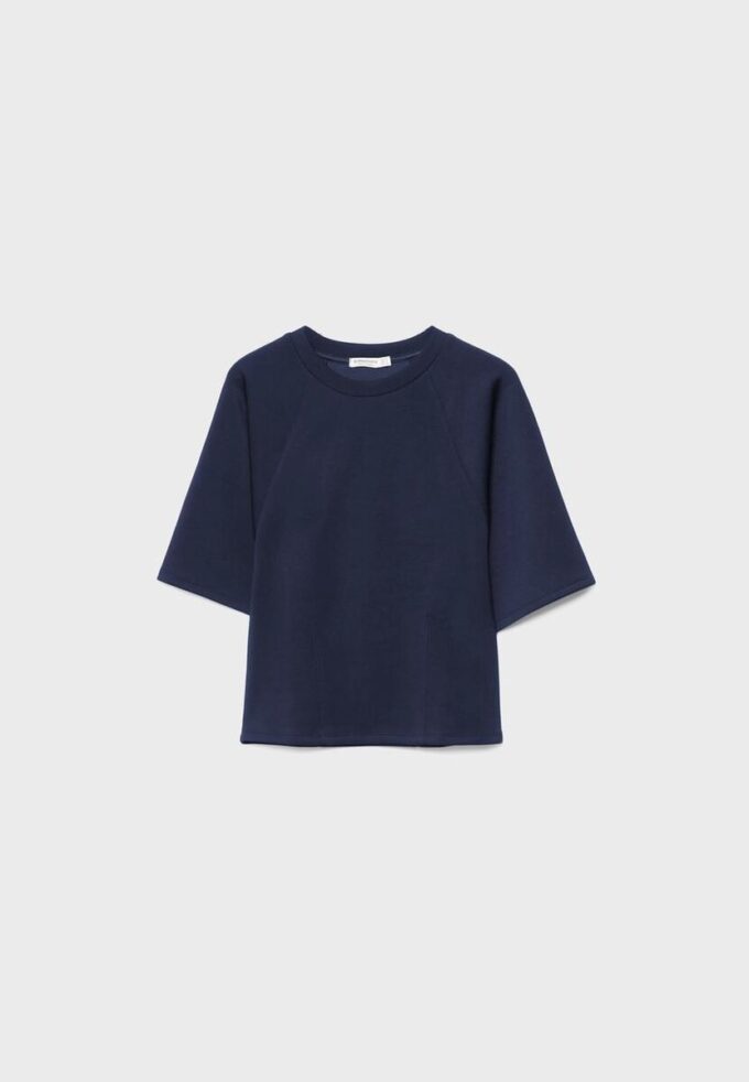 Τ-shirt με κοντά μανίκια με απαλή υφή Τ-shirt με κοντά μανίκια με απαλή υφή
