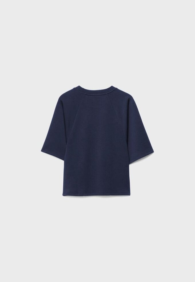 Τ-shirt με κοντά μανίκια με απαλή υφή Τ-shirt με κοντά μανίκια με απαλή υφή