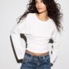 T-shirt με μανίκια κιμονό