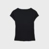 Τ-shirt με V λαιμόκοψη και κοντά μανίκια Τ-shirt με V λαιμόκοψη και κοντά μανίκια
