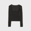 Τ-shirt Seamless με τετράγωνο λαιμό Τ-shirt Seamless με τετράγωνο λαιμό