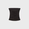 Τοπ bandeau με πτυχωτό V-Detail