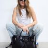 Τσάντα Tote με ζώνη
