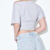 Τζιν χαμηλής μέσης με Wide Leg και λεπτομέρεια αστεριού