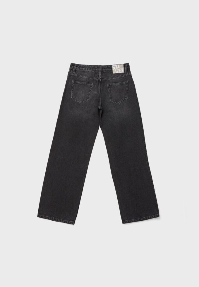 Τζιν χαμηλής μέσης με Wide Leg πόδια
