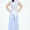 Τζιν Culotte με λεπτομέρεια κασκόλ Τζιν Culotte με λεπτομέρεια κασκόλ