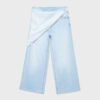 Τζιν Culotte με λεπτομέρεια κασκόλ Τζιν Culotte με λεπτομέρεια κασκόλ
