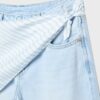 Τζιν Culotte με λεπτομέρεια κασκόλ Τζιν Culotte με λεπτομέρεια κασκόλ