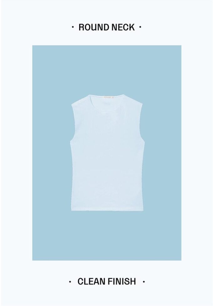 Βασικό αμάνικο T-shirt Βασικό αμάνικο T-shirt