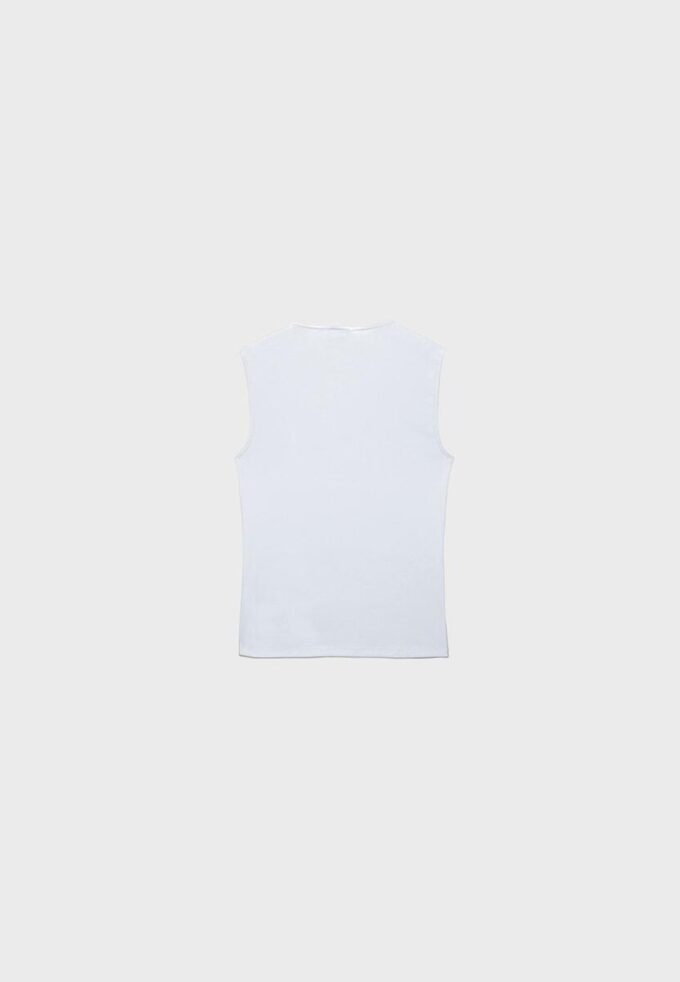 Βασικό αμάνικο T-shirt
