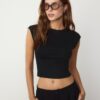 Βασικό εφαρμοστό κοντό T-shirt Βασικό εφαρμοστό κοντό T-shirt