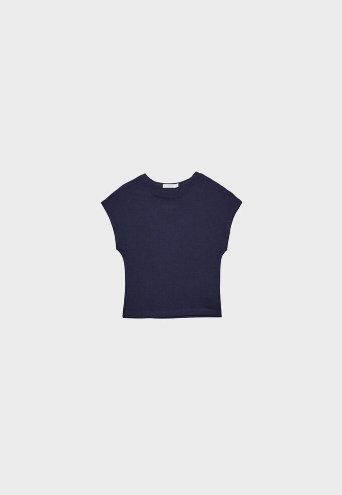Βασικό εφαρμοστό κοντό T-shirt Βασικό εφαρμοστό κοντό T-shirt