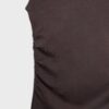 Βασικό εφαρμοστό T-shirt με πτυχώσεις Βασικό εφαρμοστό T-shirt με πτυχώσεις