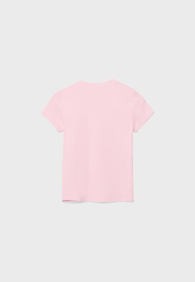 Βασικό κοντομάνικο T-shirt με στρογγυλό λαιμό Βασικό κοντομάνικο T-shirt με στρογγυλό λαιμό