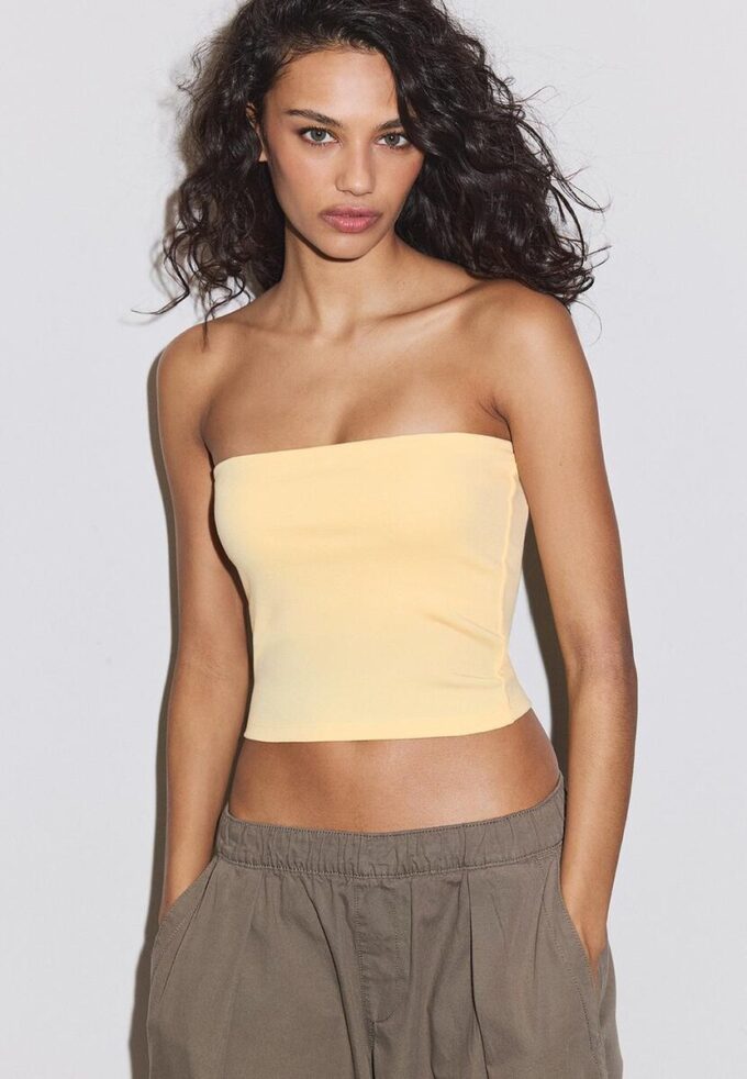 Βασικό μπλουζάκι bandeau Βασικό μπλουζάκι bandeau
