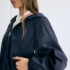 Βασικό μπουφάν με κουκούλα από νάιλον