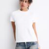Βασικό T-shirt κανονικής εφαρμογής με απαλή υφή
