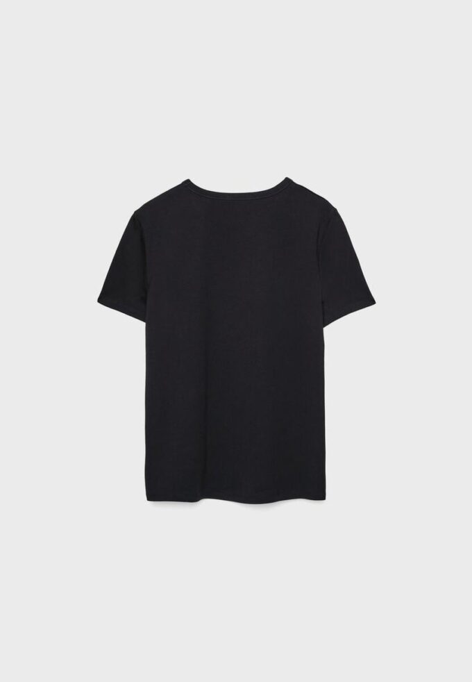 Βασικό T-shirt κανονικής εφαρμογής με απαλή υφή