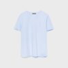 Βασικό T-shirt κανονικής εφαρμογής με απαλή υφή