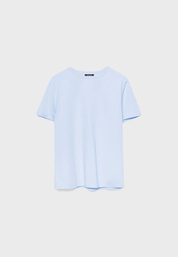 Βασικό T-shirt κανονικής εφαρμογής με απαλή υφή