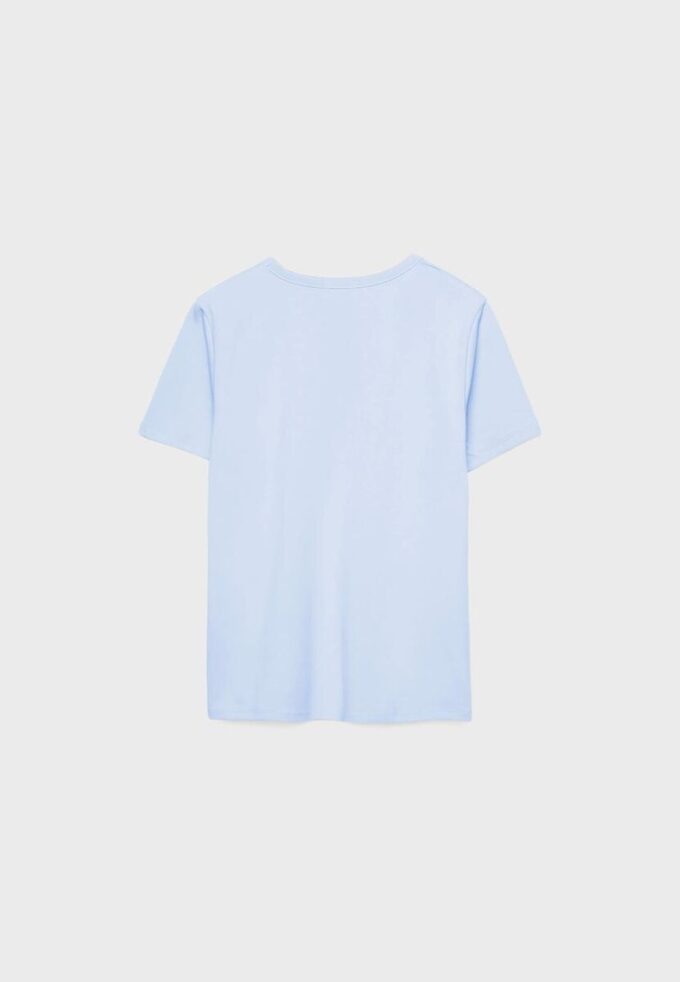 Βασικό T-shirt κανονικής εφαρμογής με απαλή υφή