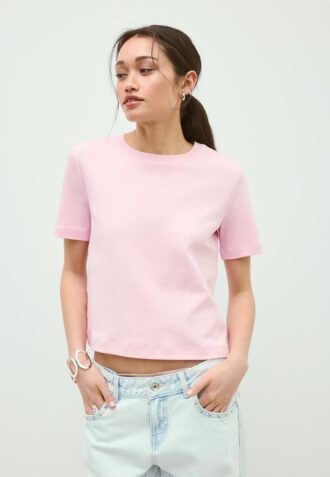 Βασικό T-shirt κανονικής εφαρμογής βαρέως βάρους