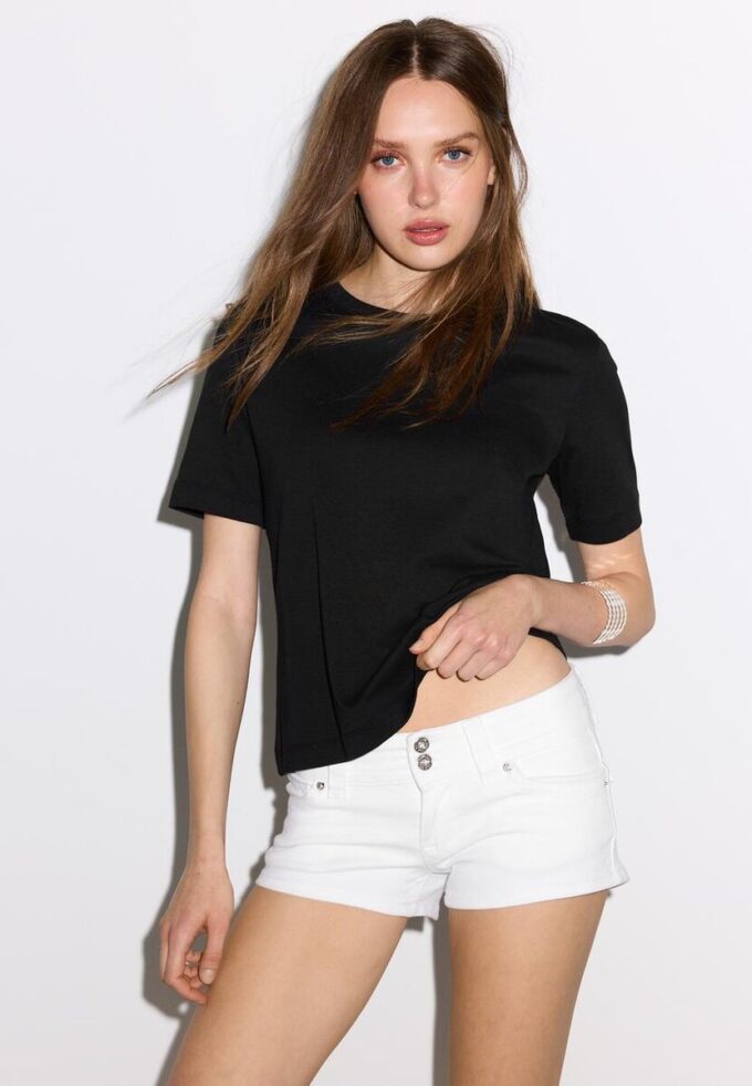 Βασικό T-shirt κανονικής εφαρμογής βαρέως βάρους