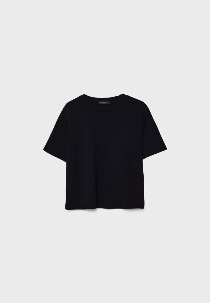 Βασικό T-shirt κανονικής εφαρμογής βαρέως βάρους
