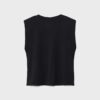 Βασικό T-shirt με επενδυμένους ώμους Βασικό T-shirt με επενδυμένους ώμους